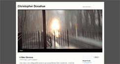 Desktop Screenshot of christopherdonahue.com